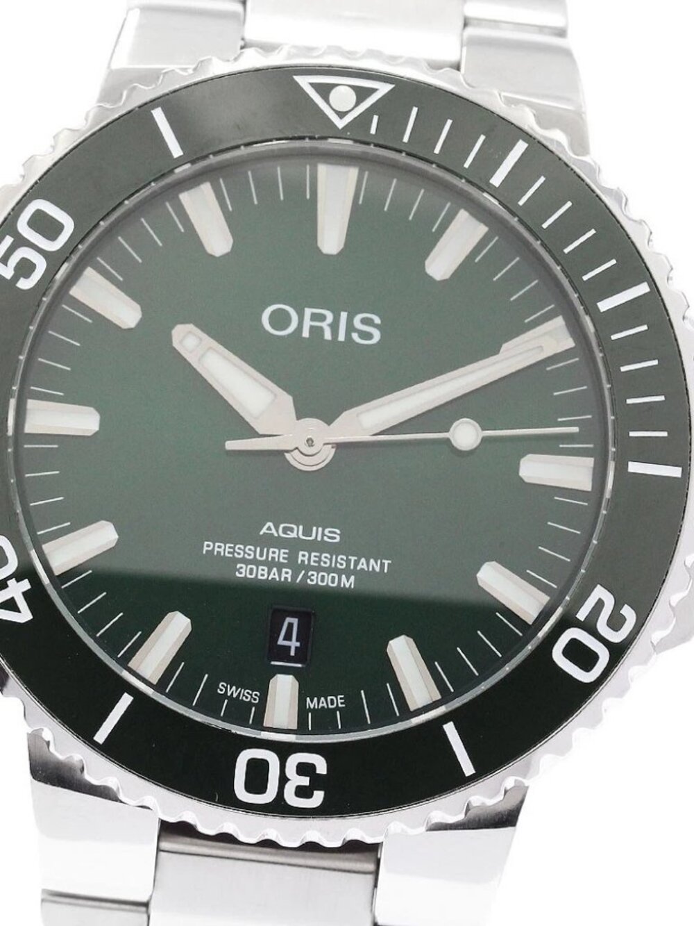 ORIS Aquis 773 7730 4157 Date green Dial Automatic Men's Watch_887927
